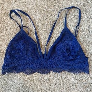 Blue bralette